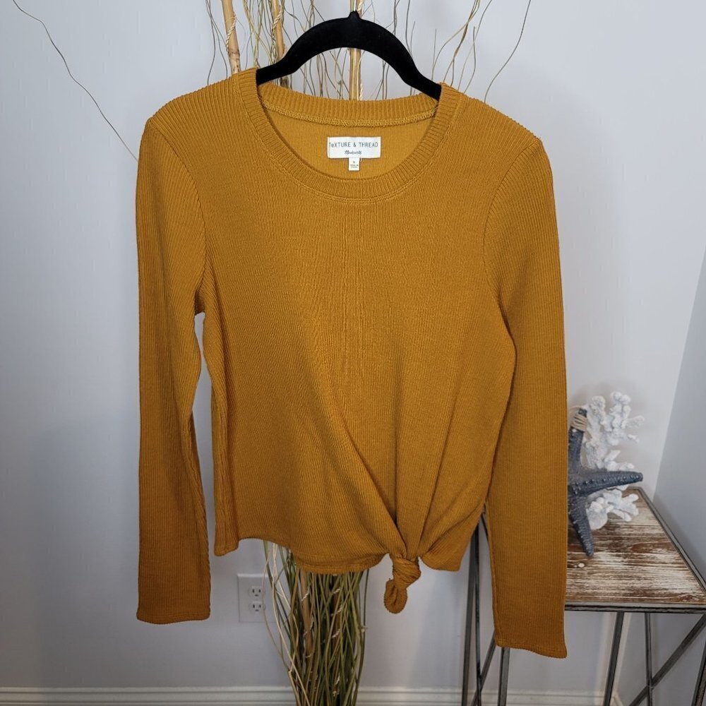 Madewell Texture &β Thread Blouse Womens Small